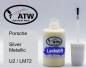 Preview: Porsche, Silver Metallic, U2 / LM72: 20ml Lackstift, von ATW Autoteile West.